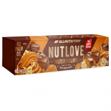 Allnutrition NutLove Protein Pralines Milk Choco Peanut - Bomboane cu proteine