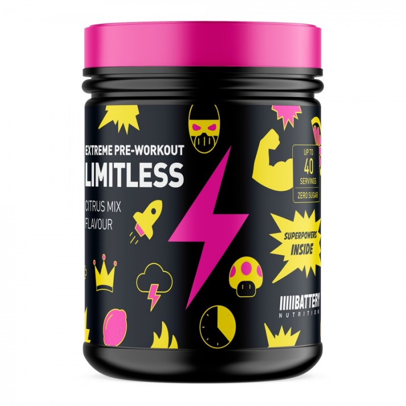 Battery Nutrition Limitless - Booster de azot
