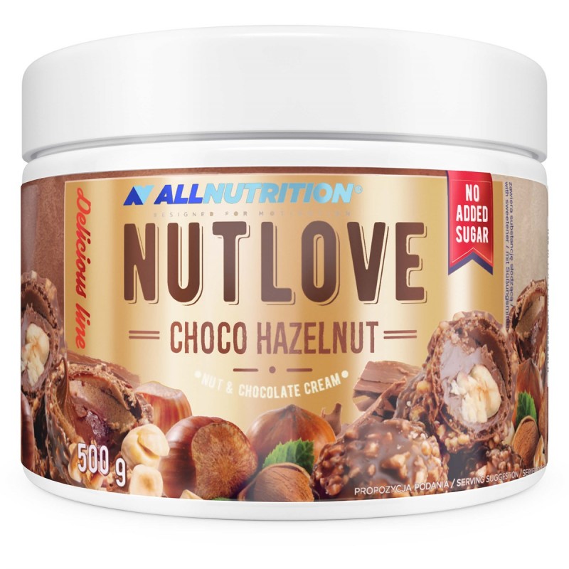 Allnutrition NutLove - Choco Hazelnut - Cremă dietetică pentru ungere