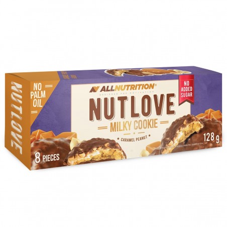 Allnutrition NutLove Cookie - Milk Chocolate Caramel Peanut - Desert dietetic