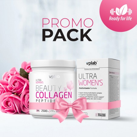 Promo Pack - VPLab Beauty Collagen Peptides + Ultra Women`s Multivitamin Formula