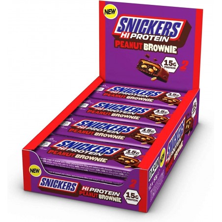 Mars Protein Snickers Hi Protein Bar - Peanut Brownie - Baton Proteic