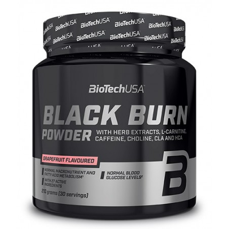 Biotech USA Black Burn Drink Powder - Arzător de grăsimi