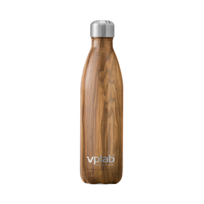 VPLab Metal Water Bottle - Wood - Sticlă de apă