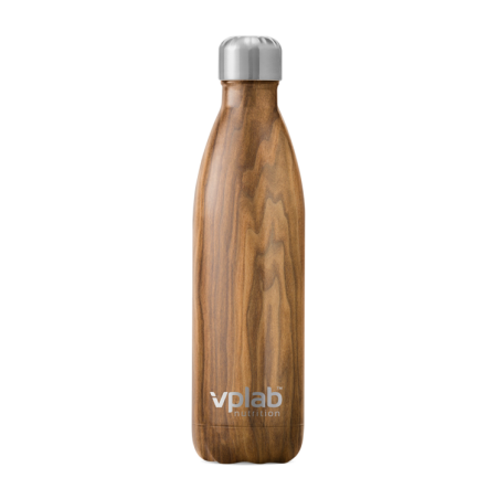 VPLab Metal Water Bottle - Wood - Sticlă de apă