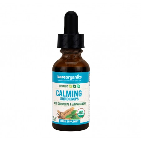BareOrganics Calming Liquid Drops - Picături calmante