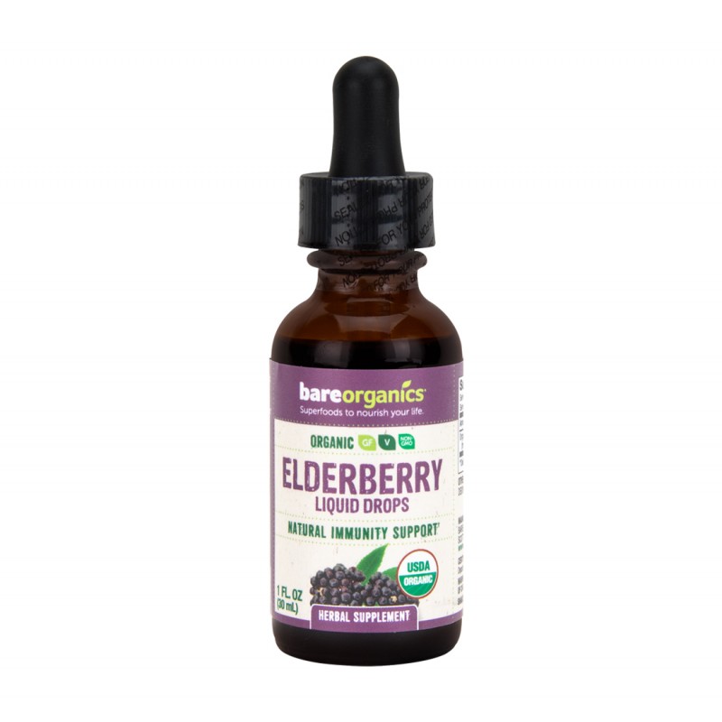 BareOrganics Elderberry Liquid Drops