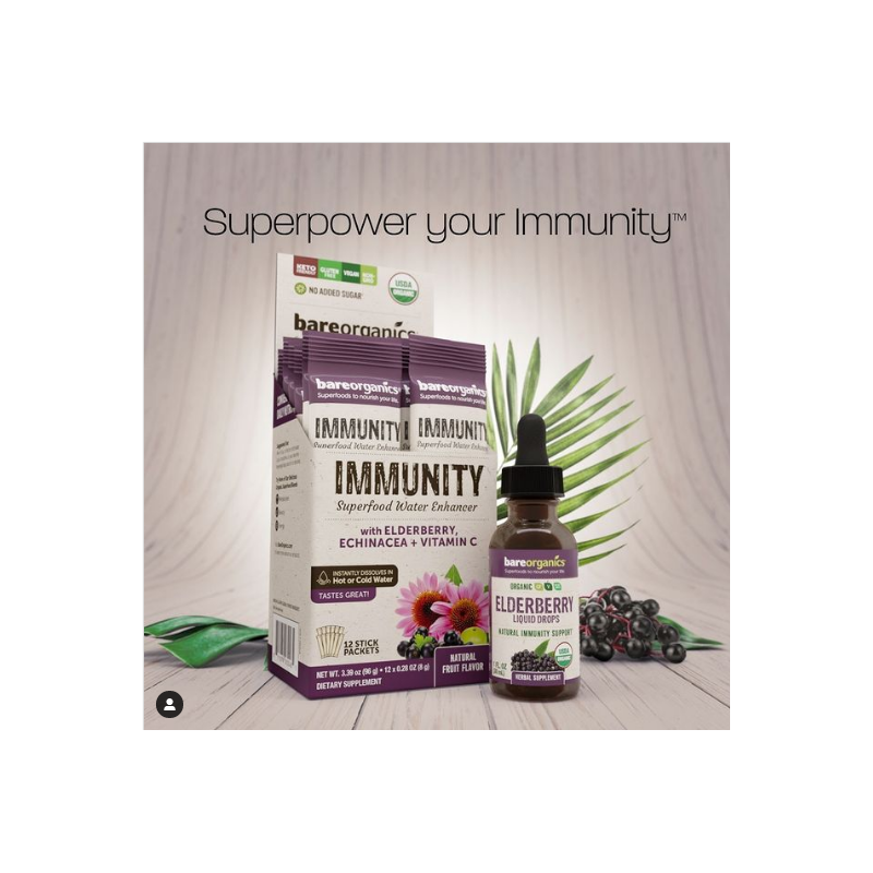 BareOrganics Elderberry Liquid Drops