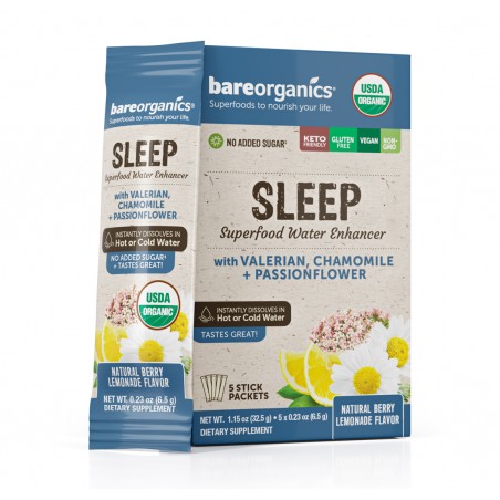 BareOrganics Sleep Superfood Water Enhancer