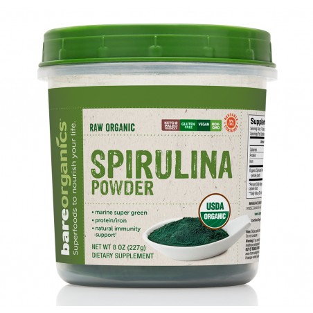 BareOrganics Spirulina Powder