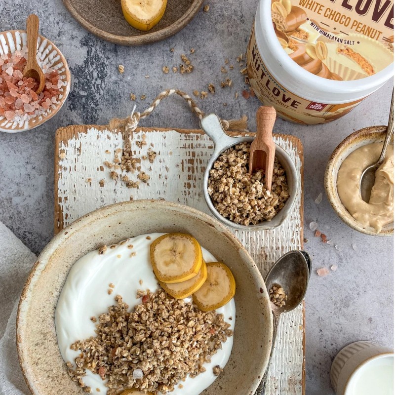 Allnutrition NutLove - White Chocolate Peanut - Cremă dietetică pentru întindere