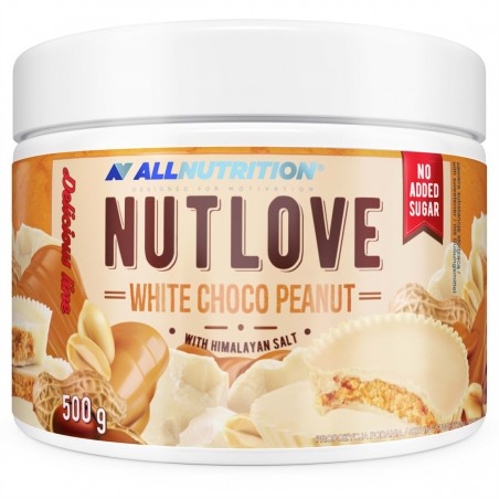 Allnutrition NutLove - White Chocolate Peanut - Cremă dietetică pentru întindere