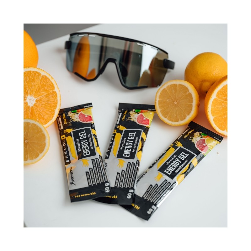 Proteini.SI Premium Energy Gel + Caffeine - Gel Energetic + Cofeina