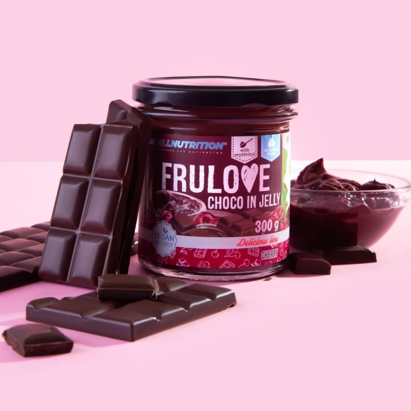 Allnutrition FruLove Choco In Jelly - Cherry - Dulceata
