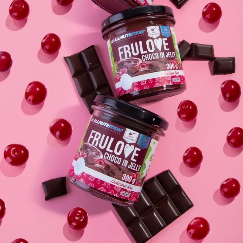 Allnutrition FruLove Choco In Jelly - Cherry - Dulceata