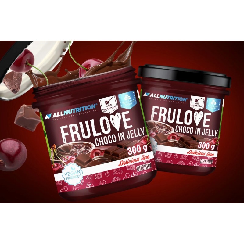 Allnutrition FruLove Choco In Jelly - Cherry - Dulceata