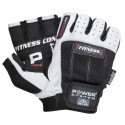 Power System Weightlifting Gloves - White - Black - Mănuși Fitness