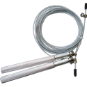 Power System Aluminium Ultra Jump Rope - Silver - Coarda de sarit