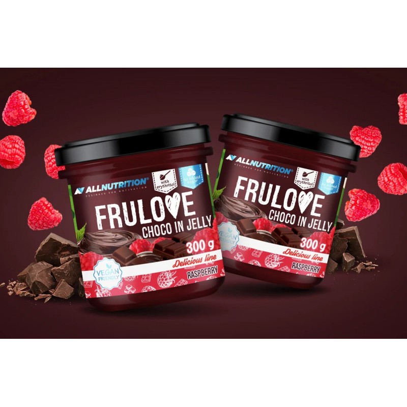 Allnutrition FruLove Choco In Jelly - Raspberry - Dulceata