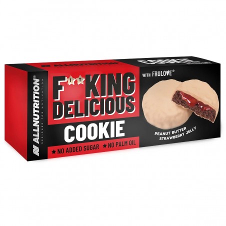 Allnutrition F**King Delicious Cookie - Peanut Butter Strawberry Jelly - Desert Dietetic