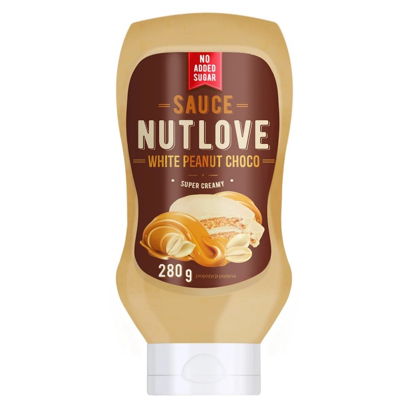 Allnutrition NutLove Sauce - White Peanut Chocolate - Sirop Dietetic