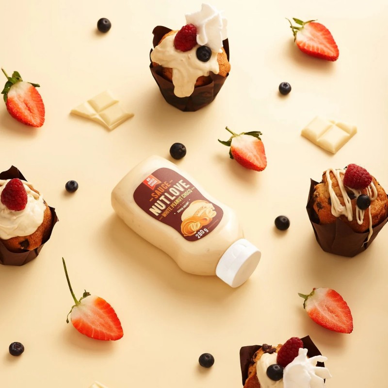 Allnutrition NutLove Sauce - White Peanut Chocolate - Sirop Dietetic