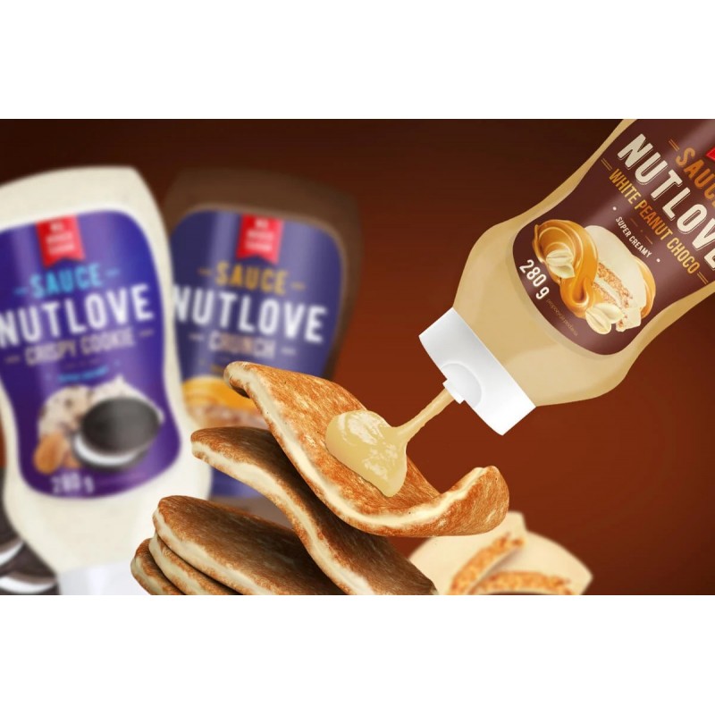 Allnutrition NutLove Sauce - White Peanut Chocolate - Sirop Dietetic