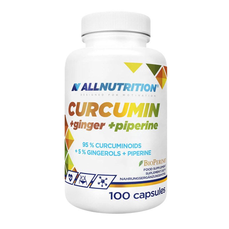 Allnutrition Curcumin + Ginger + Piperine - Turmeric + Ghimbir + Piperina