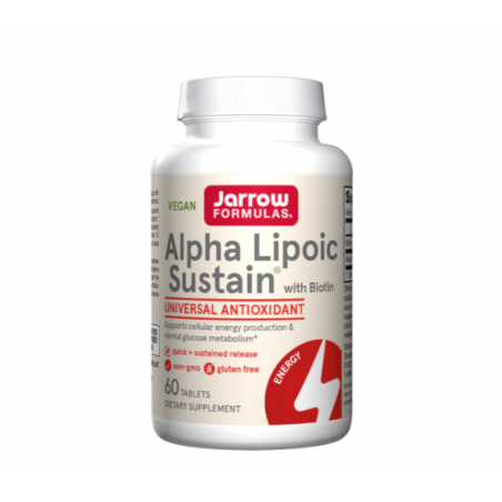 Jarrow Formulas Alpha Lipoic Sustain + Biotin