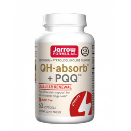 Jarrow Formulas Ubiquinol+PQQ - QH-absorb® + PQQ™