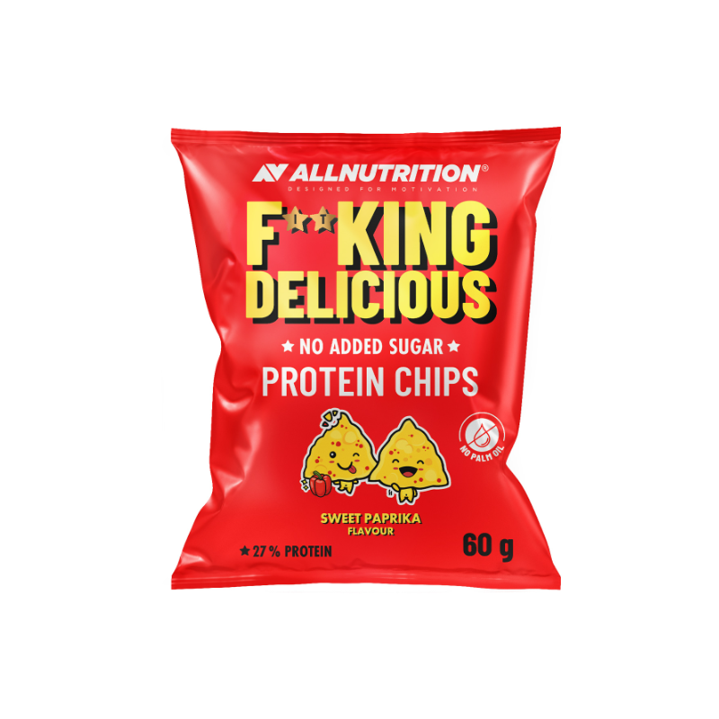 Allnutrition F**King Delicious Protein Chips Sweet Paprika - Chipsuri Proteice