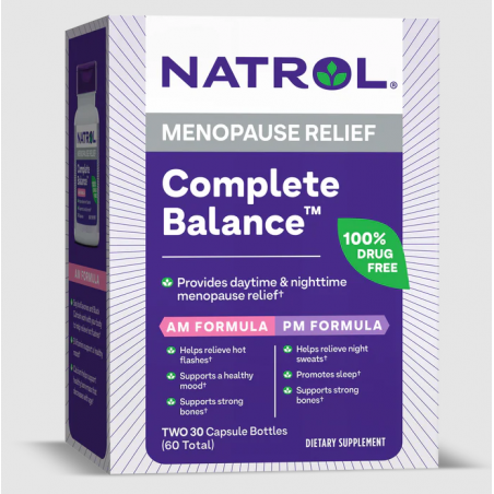 Natrol Complete Balance for Menopause AM/PM
