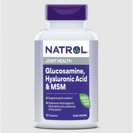 Natrol Glucosamine, Hyaluronic Acid & MSM