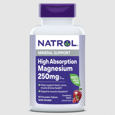 Natrol Magnesium - High Absorption - Absorbție ridicată - Magneziu