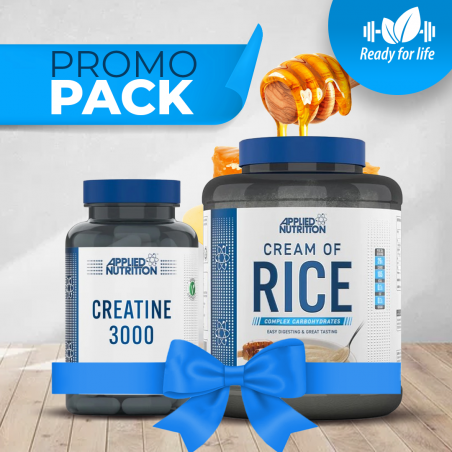 Promo Pack - Applied Nutrition Cream Of Rice + Applied Nutrition Creatine 3000 FREE