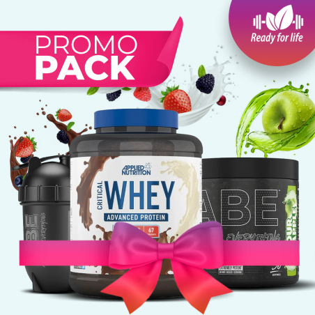 Promo Pack - Applied Nutrition Critical Whey + Applied Nutrition ABE + Applied Nutrition ABE - Bullet Shaker FREE