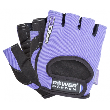 Power System Fitness Gloves Pro Grip - Violet - Mănuși de fitness pentru femei