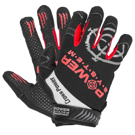 Power System Cross Power - Black - Red - Mănuși Crossfit