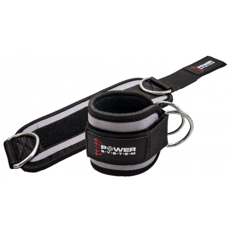Power System Ankle Straps Gym Guy - Grey - glezne curele