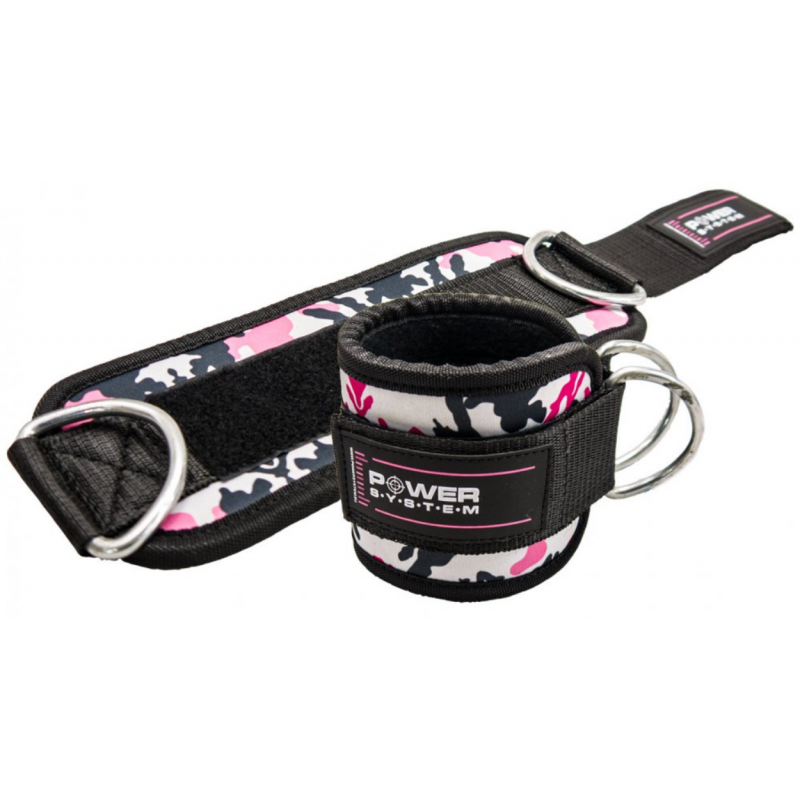 Power System Ankle Straps Camo - Pink - Bretele pentru glezne