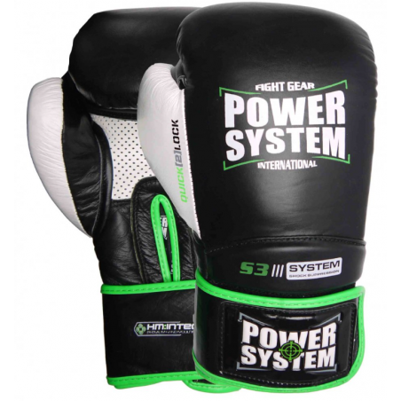 Power System Boxing Gloves Impact Evo - Black - Mănuși de box