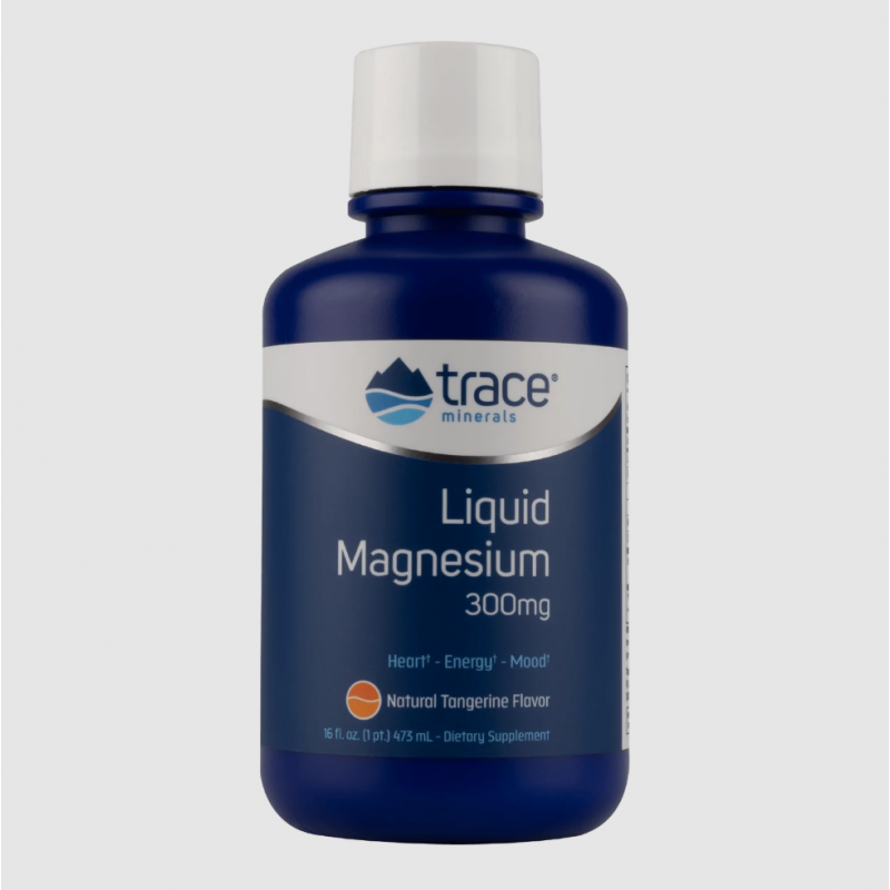 Trace Minerals Liquid Magnesium 300mg - Magneziu Lichid