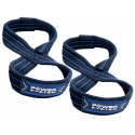 Power System Lifting Straps Figure 8 - Negru / Albastru - Fitiluri