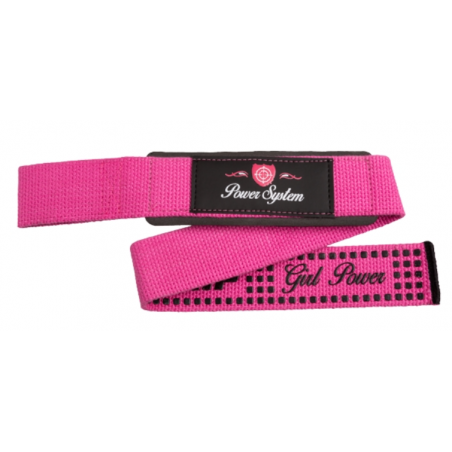 Power System Lifting Straps G Power - roz - fitiluri
