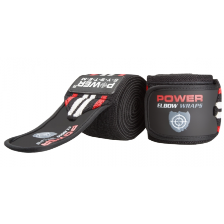 Power System Elbow Wraps - Roșu - Elbow Wraps