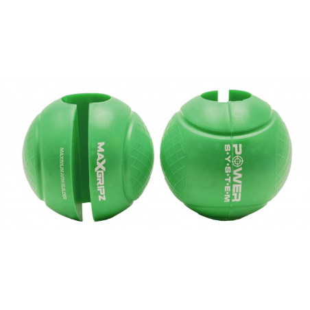 Power System Bar Globe Gripz - Green - Barbell Grip