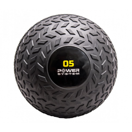 Power System Slam Ball Black - Minge medicinală