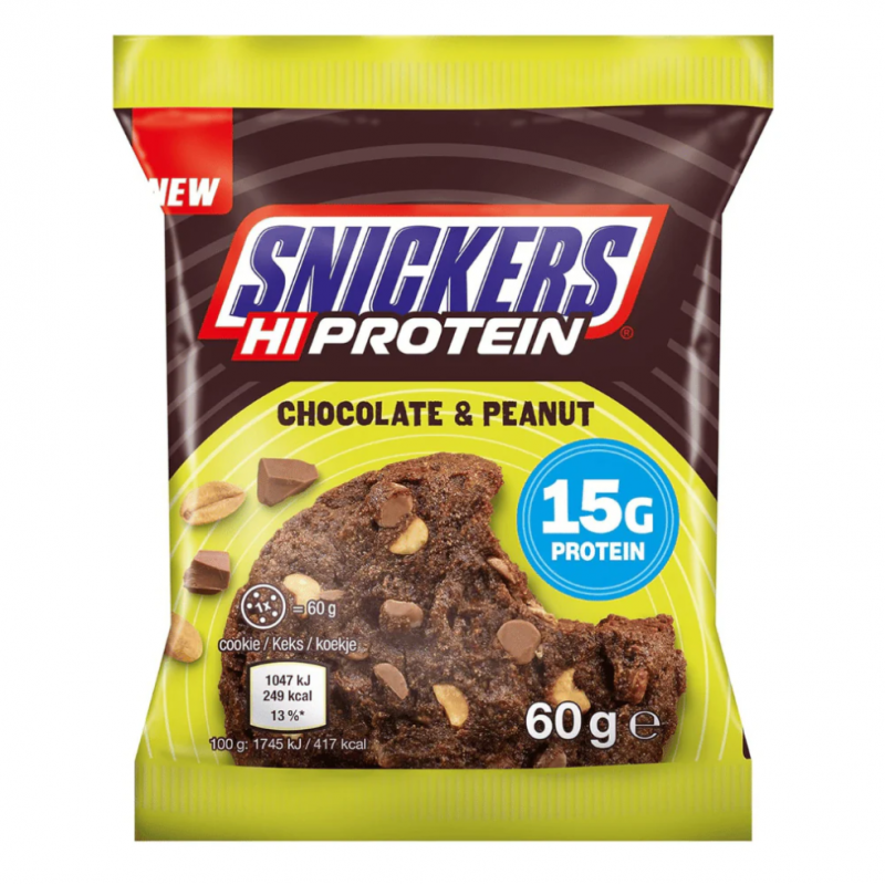 Mars Snickers Hi Protein Cookie - Chocolate & Peanut - Biscuit Protein