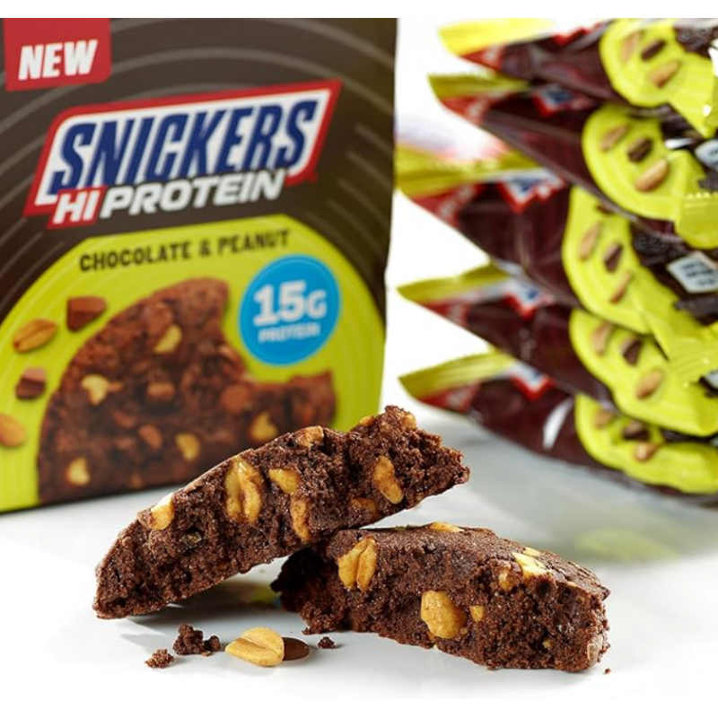 Mars Snickers Hi Protein Cookie - Chocolate & Peanut - Biscuit Protein