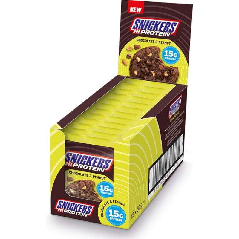 Mars Snickers Hi Protein Cookie - Chocolate & Peanut - Biscuit Protein